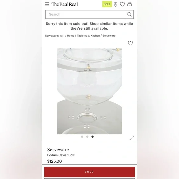 Bodum Vintage Post Modern Caviar Server by Carsten Jørgensen - Picture 10 of 11